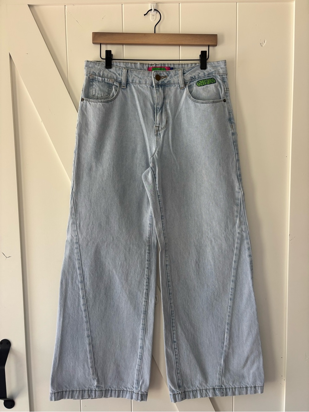 Zumiez Empyre Light Wash Wide-Leg Women's Jeans